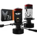 Y7 High Power 120W H4 LED Headlights Car H4 Mini Projector Lens 6000K 12V High Low Beam Auto Led Lights LED H4 Projector Lens. 