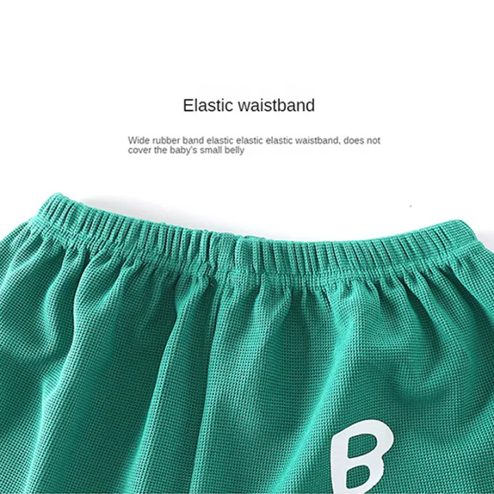 Children%20Short%20Sleeved%20Set%20Summer%20Boys%20Polo%20Collar%20Sportswear%20Waffle%20Fabric%20Fashion%20Girls%20Shorts%20Set%20Two%20Piece%20Kid%20Clothing%20-%20Image%204