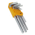 Allen Key Wrench Set - CRV - Hex-Ball End - 9 pcs - 1.5-10mm - TOOLMAK. 