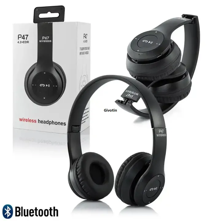 P47%20Wireless%20Bluetooth%20Headphone%20HiFi%20Stereo%20Noise%20Cancelling%20Sports%20Headset%20With%20Mic%20-%20Image%203