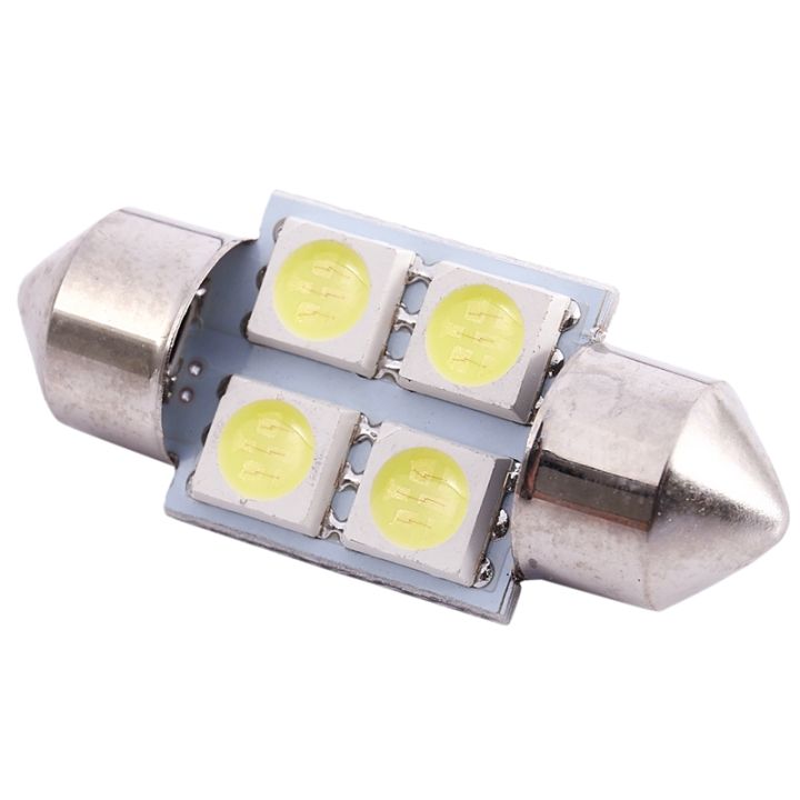 DC%2012V%2030mm%204%205050%20SMD%20Car%20Interior%20Dome%20Festoon%20LED%20Light%20White%202%20Pcs%20-%20Image%206