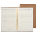 Hardcover Cardboard Diary Note Spiral Notebook Grid School Stationery Supplies Coil Book Journal A5. 