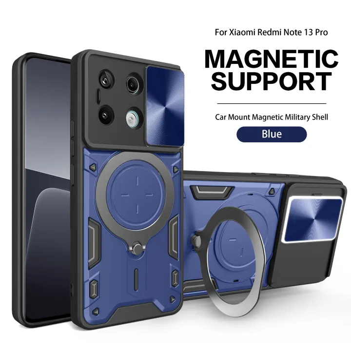 Lenuo%20For%20Xiaomi%20Redmi%20Note%2013%20Pro%204G%20Back%20Cover%20Shockproof%20Armor%20Case%20Car%20Magnetic%20Ring%20Stand%20Holder%20Push%20Pull%20Camera%20Lens%20Protection%20Hard%20Phone%20Case%20-%20Image%204