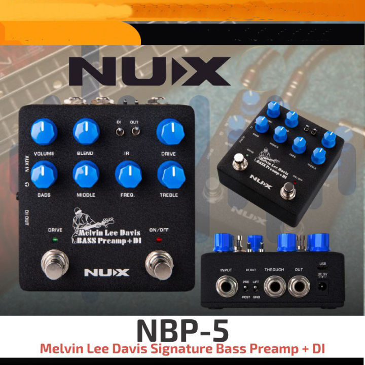 NUX ( ニューエックス ) MLD Bass Preamp + DI NUX MLD Bass Preamp +