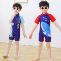 Kidlove Boy Kid Jumpsuit Swimwear Cartoon Fast Dry Short Sleeve Surfing Beachwear for 3-12Y. 