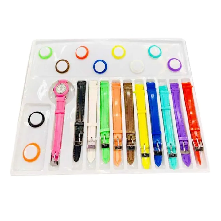 11Pcs 11Colors Kids Watch