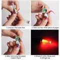 2 Pcs LED Bike Car Light Dust Valve Cap with Batteries Bicycle Tyre Wheel Valve Light. 