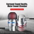 VITOG For Xiaomi Redmi Phone C33 Professional Metal Wired Earphone 3.5mm Heavy Bass Stereo In Ear Headphone Sport Headsets with Mic 5 Colors. 