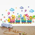 Animal Train DIY Removable Wall Sticker Children Kids Bedroom Decal Home Decor. 