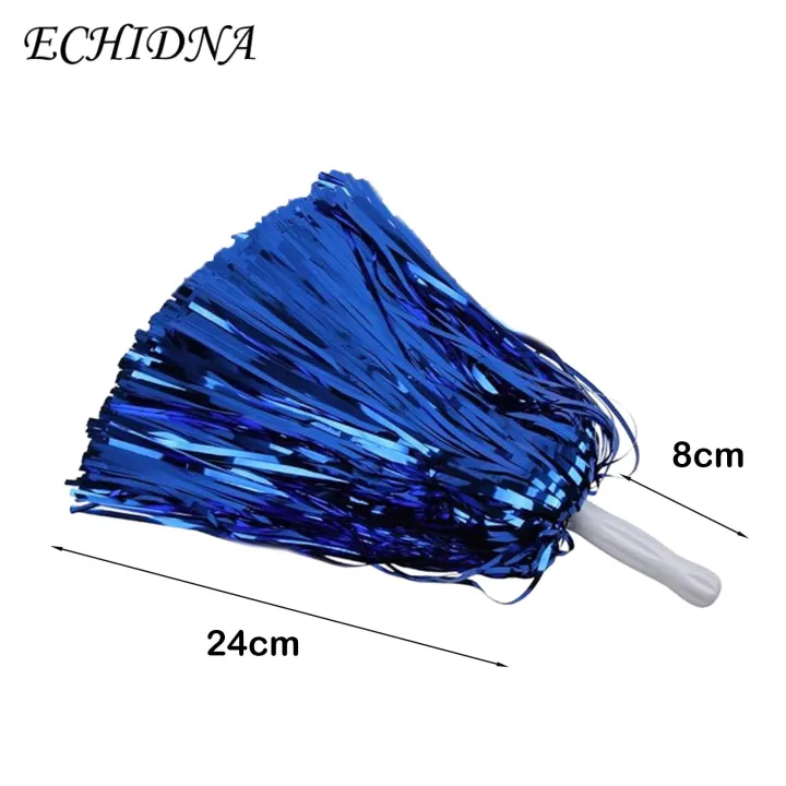 Durable%20Pe%20Material%20Pom%20Poms%20Colorful%20Metallic%20Cheerleading%20Pom%20Poms%20for%20Women%20Girls%20Spirited%20Sports%20Dance%20Props%20Metallic%20Foil%20Cheerleading%20Pom%20Poms%20-%20Image%202