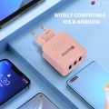 USB Wall Charger Adapter For Mobile Phone Travel Charger Charging lndicator Travel Multi Intelligent Head Luminous Port Batter. 