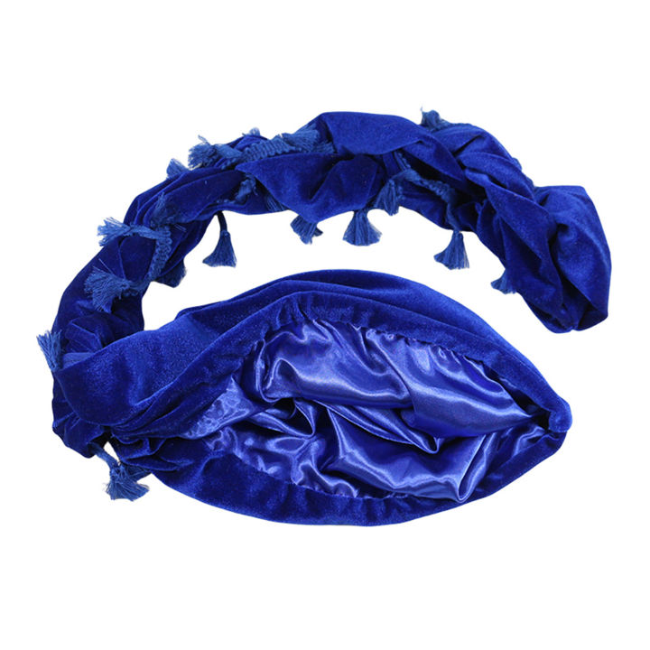 Yfashion%20Men%20Turban%20Hat%20Vintage%20Twist%20Head%20Wraps%20Sleep%20Hat%20Sunscreen%20Satin%20Lined%20Beanie%20Cap%20For%20Dance%20Club%20Dating%20-%20Image%203