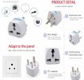 5A Round / box 3 pin Universal EU Plug Adapter International AU UK US To EU Euro Travel Adapter. 