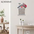 Xmas Advent Calendar Christmas Advent Calendar House 25 Days Countdown Wall Art Decoration Smooth Edge Burr-free Perfect for Southeast Asian Buyers Christmas Ornament. 