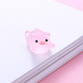 Glow in the Dark Mini Pink Pig Doll Cute Ornaments DIY Resin Material Accessories Car Dashboard Toys Home Decor Garden. 