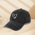 Anrushide Retro Distressed Washed Solid Color Love Dog Claw Baseball Cap Luxury For Men and Couples Duck Tongue Cap Outdoor Sun Protection Hat. 