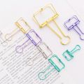 Paper Clip Bookmark Binder Metal Clamp Clips Multicolor Office Supplies School Student 19Mm(Green -19Mm). 