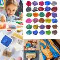 New 20 colors Resin Epoxy Dye Pigment Powder Mica Mineral Powder DIY Handmade Tool 4pcs/Set. 