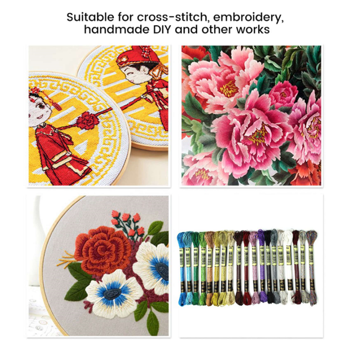 38Pcs%20Metallic%20Embroidery%20Skein%20Threads%20Multi-Color%20Embroidery%20Floss%20Glitter%20Embroidery%20Thread%20Cross-Stitch%20Thread%20-%20Image%202