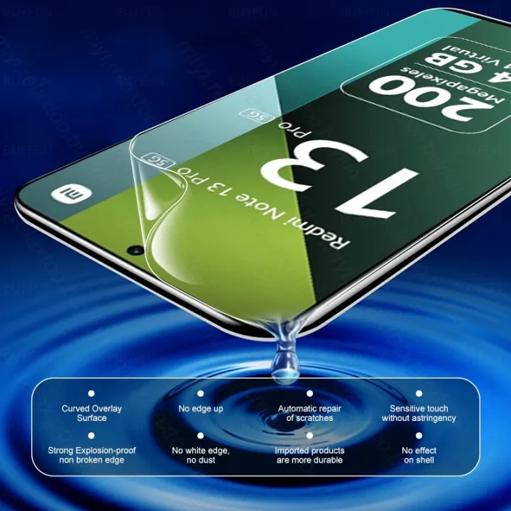 3To1%20Hydrogel%20Film%20Back%20Screen%20Protector%20For%20Xiaomi%20Redmi%20Note%2013%20Pro%205G%204G%20Camera%20Glass%20Redme%20Redmy%20Note13%20Pro+%20Not%2013%20Pro%20Plus%20-%20Image%202
