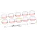 63HA LED Makeup Lights Set USB Dimmable Mirror Bulbs Mirror LED Plastic Texture. 
