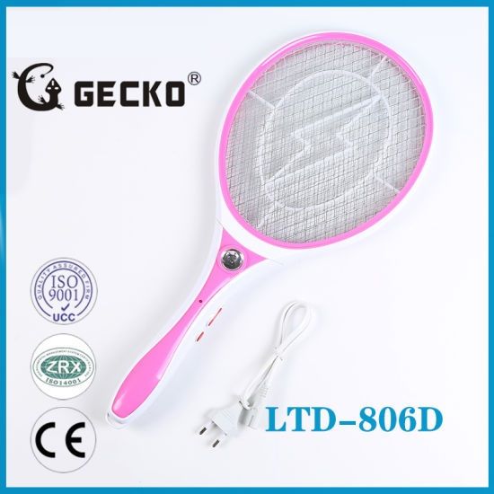 Rechargeable Mosquito Racket with Light | Mosquito Fly Insect Killer Racket Zapper Bat with Light | GECKO Electric Rechargeable Racket with Torch Light