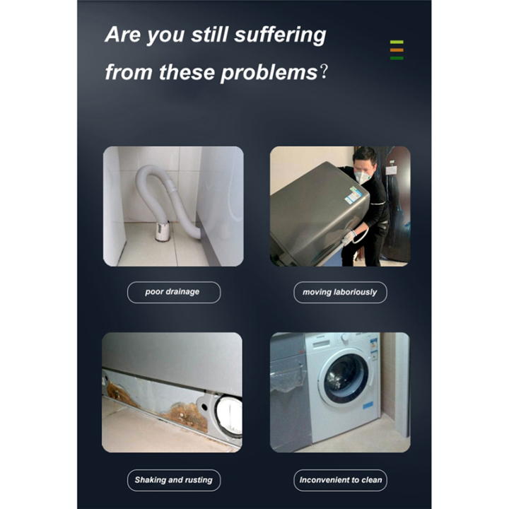 1%20PCS%20Trolley%20Feet%20Movable%20Adjustable%20Telescopic%20Fridge%20Stand%20Wheel%20for%20Dryer%20Refrigerator%20Grey%20-%20Image%207