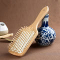 【LuckyBabyFans Store】1PC Comb Professional Paddle Cushion Hair Loss Massage Brush Comb Scalp Hair Care Healthy bamboo comb. 