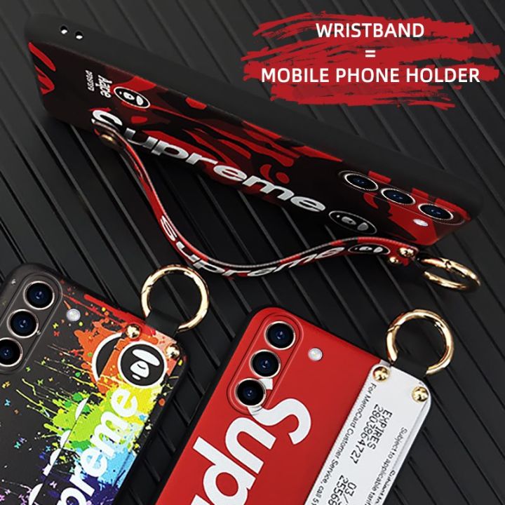 Kickstand%20Silicone%20Phone%20Case%20For%20Samsung%20Galaxy%20S23/SM-911U%20Phone%20Holder%20Cool%20Anti-knock%20protective%20Wristband%20Anti-dust%20-%20Image%203