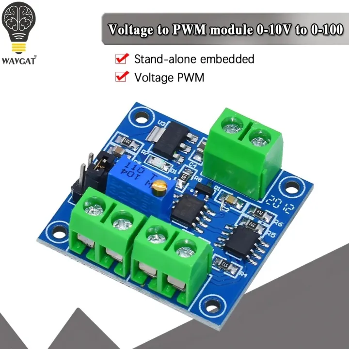 Voltageto PWM Converter Module 0-10V to 0%-100% for PLC MCU Digital to ...