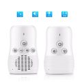 2.4GHz Wir-eless Baby Monitor Home Audio Small Portable Babyphone Monitor Two-way Audio Function Intercom Rechargeable Battery. 