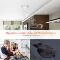 Smoke Detector Alarm Portable Fire Alarms Photoelectric Sensor Batterys Operated Not Hardwired with Red LEDs Indicator for Home Office Hotel. 