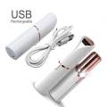 USB Rechargeable Facial Trimmer 18k Gold Plated Frt Finishing Touch Flawlbss or Flawless Hair Remover Machine. 