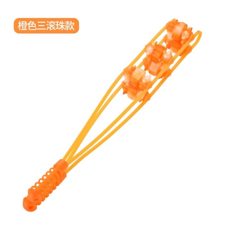 Ready Stock Roller Type Back Pulling Strip Massager Yoga Relax Belly Waist Leg Shoulder Rubbing Foot Massage Wheel
