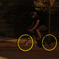 Bicycle Strips Cycling Bike Stickers Reflective Tape Fluorescent MTB Bike MTB Tapes for Bicycle Helmet Motorcycle Scooter 1cm*8m. 