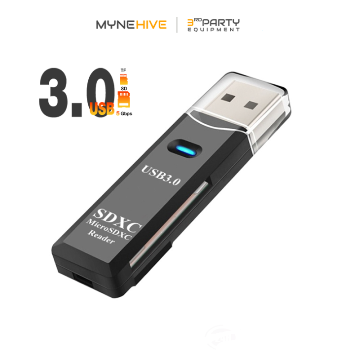 Portable USB 3.0 SD / TF Micro SD Card Reader for Computer Camera DSLR