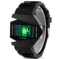 【Miga Plaza】New Fashion Cool Unisex Colorful  Aircraft Watch Sports Watch. 