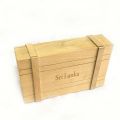 Wooden Puzzle Box with Secret Drawer- Small. 