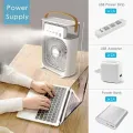 3-in-1 Fan, Air Conditioner, and Small Air Cooler with LED Night Light for Home. 