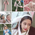 Glow Rabbit Ear Hat Headband Can Moving Bunny Ears Plush Toy Hair Hoop Headwear DENGYOUZHOU. 