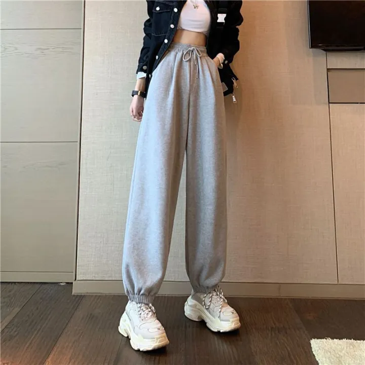Fat%20Girl%20Sports%20Pants%20Large%20Size%20Loose%20Gray%20Casual%20Pants%20Female%20Spring%20and%20Summer%20Students%20Korean%20Style%20High%20Waist%20Ankle-Tied%20Trousers%20Harem%20Pants%20-%20Image%207