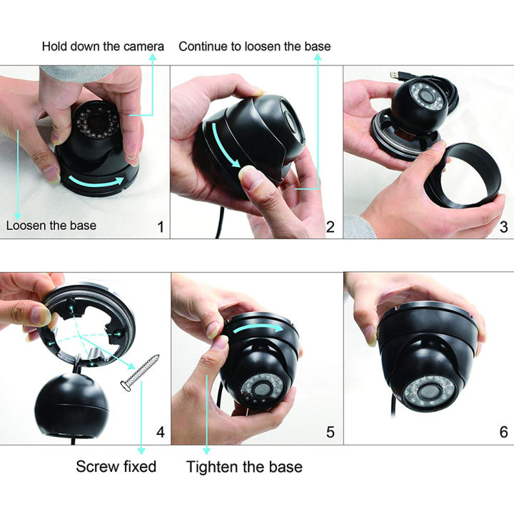Security Camera 24LED IR AHD Camera Night Vision Audio HD 720P 1080P 1 ...