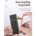 Refillable Floss Storage Case With Mirror Portable Floss Dispenser. 