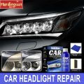 【Miga Plaza】Hardingsun 50Ml Car Headlight Restoration Kit Headlight Restorer Cleaner And Scratch Remover Magic Gatas Headlamp Care Repair Fluid Headlight Polish. 