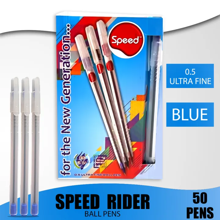 Speed%20Rider%20Pen%20Blue%20-%2050%20Pens%20-%20Image%203