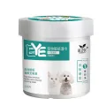 130PCS Pet Eye & Ear Cleaning Wipes Gentle Tear Stain Remover Wipes For Dogs & Cats Pet Ear & Eye Washing Pads. 