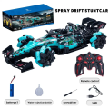 RC Car with Spray Function Drift Stunt Car Remote Control Car Sri Lanka 4WD High Speed Formula Racing Car Toy Omnidirectional Mecanum Wheels Light Up Exhaust Mist Water Spray Remote Car Kids Boys Birthday Toy Gift Item LK. 