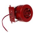 1 Pcs Siren Car Air Raid Siren Horn Electric 12V 105dB Sound Alarm Loud Fire Security Rescue For Car Truck Motorcycle Bicycle. 
