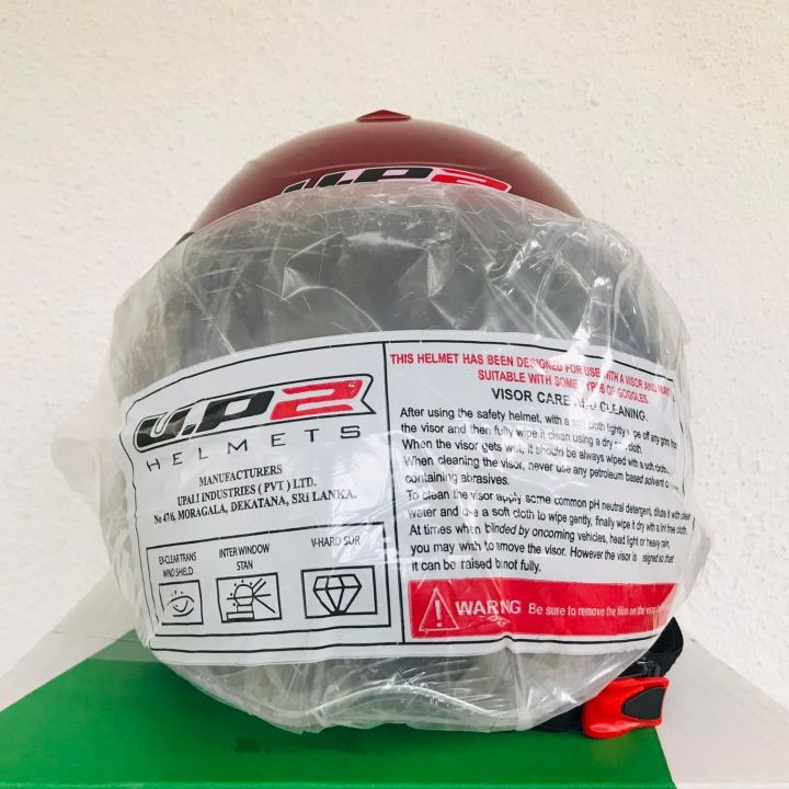 UP%202%20Alien%20Red%20Shine%20Motor%20Bike%20Helmet%20SLS%20Certified%20-%20Image%205