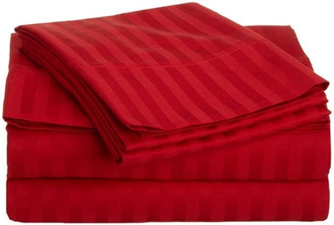 Egyptian%20Cotton%20Striped%20Bedsheet%20with%202%20Pillow%20Cases%20(King%20Size)%20-%20Image%204